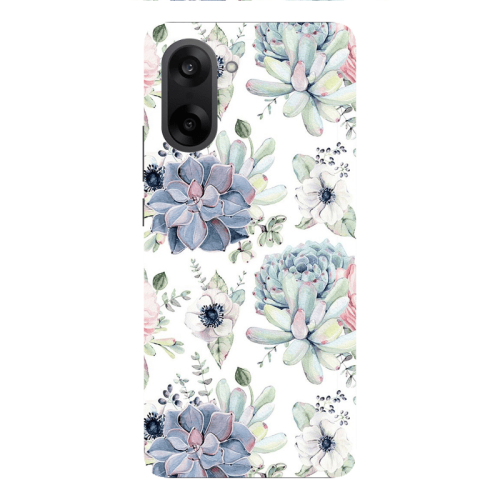 Oneplus Nord CE 5 Flower 56 Transparent Silicone TPU Θήκη
